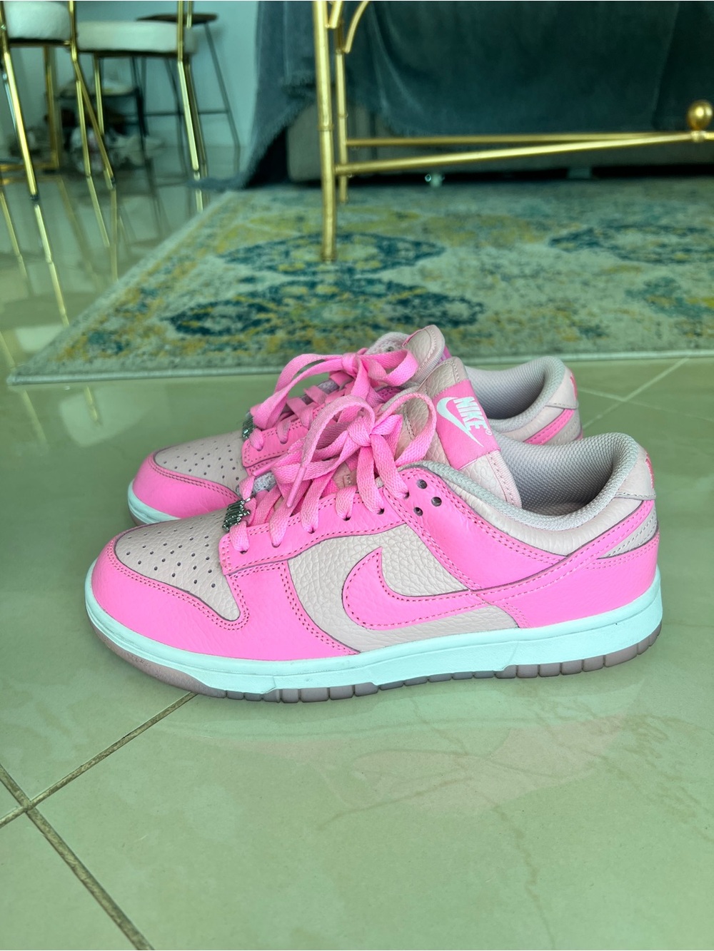 Nike Dunk Low Pink Foam Hot Pink Women’s Size 8